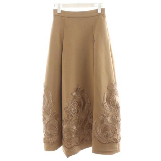 アメリヴィンテージ Ameri VINTAGE RIBBON EMBROIDERY SKIRT フレ...