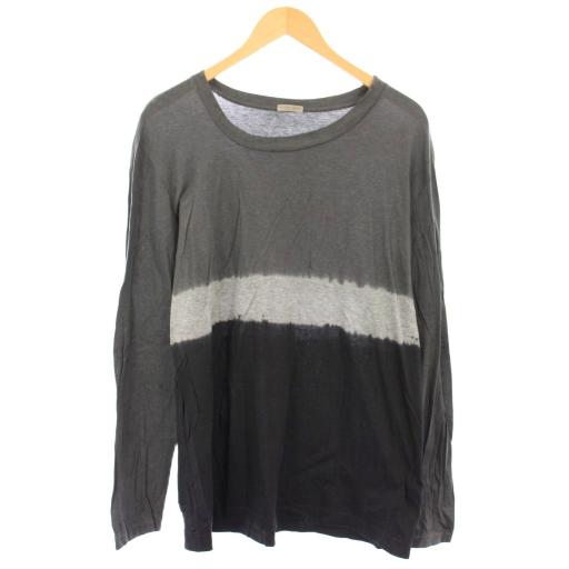 ボッテガヴェネタ BOTTEGA VENETA Tシャツ ロンT カットソー 長袖 50 グレー /...