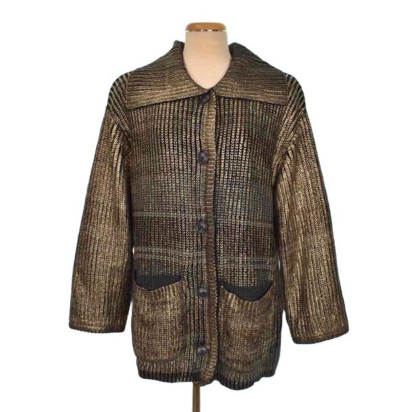 アメリヴィンテージ Ameri VINTAGE GLITTER PRINT KNIT CARDIGA...