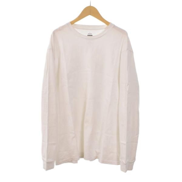 グラフペーパー Graphpaper Tシャツ 長袖 ロンT コットン 3 白 ホワイト メンズ