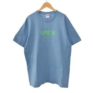 シュプリーム SUPREME 20SS Anno Domini Tee Tシャツ 半袖 ロゴ プリント M 水色 ライトブルー メンズ