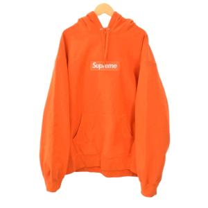 シュプリーム SUPREME 24AW Box Logo Hooded Sweatshirt ボックスロゴ フーデッド スウェットシャツ パーカー フーディー L オレンジ