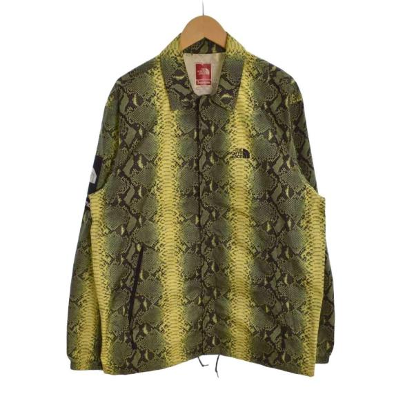シュプリーム × ノースフェイス Snakeskin Taped Seam Coaches Jack...