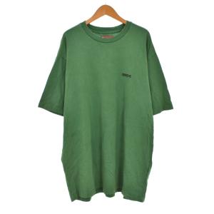 シュプリーム SUPREME 25FW supreme Washed S/S Top Tシャツ 半袖 ロゴ刺? XL 緑 グリーン メンズ
