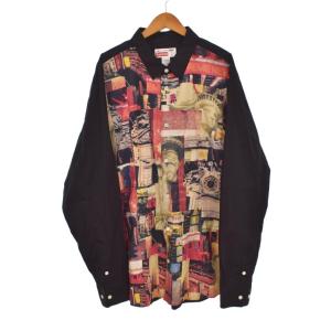 コムデギャルソンシャツ COMME des GARCONS SHIRT シュプリーム Supreme 18AW Patchwork button up shirt パッチワーク シャツ S2FW18