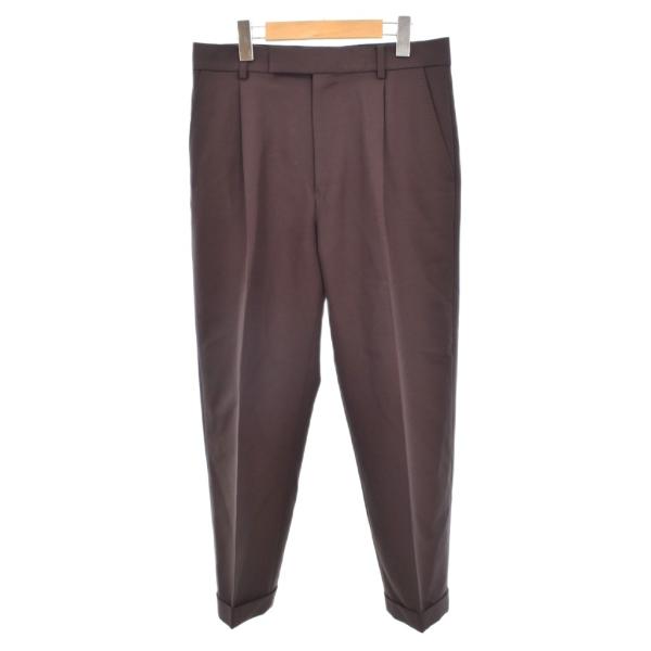 ワコマリア WACKO MARIA DORM EUIL テーパードパンツ スラックス S 茶 ブラウ...