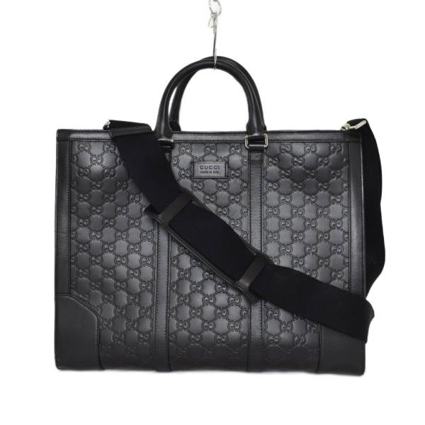 グッチ GUCCI グッチシマ 2WAY ハンドバッグ ショルダーバッグ ビジネスバッグ ブリーフケ...