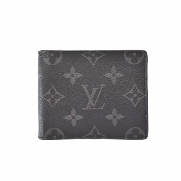 ルイヴィトン LOUIS VUITTON モノグラム エクリプス ポルトフォイユ パンス 二つ折り札...