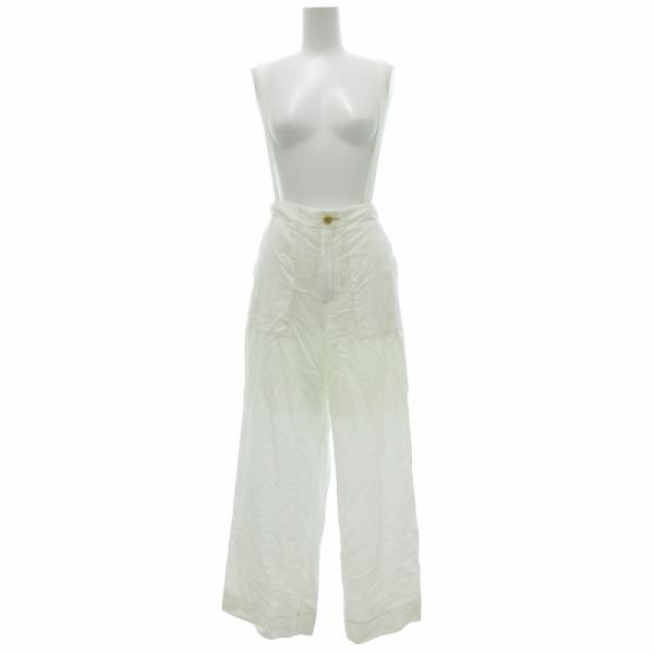 未使用品 ヴァレット TEVALT タグ付き サロペット パンツ ストレートシルエット リネン混 3...