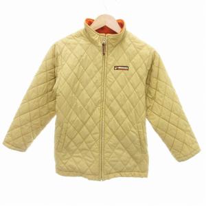 ミキハウス mikihouse キルティングジャケット ブルゾン ジップアップ 140 ベージュ /JS ■GY14 キッズ