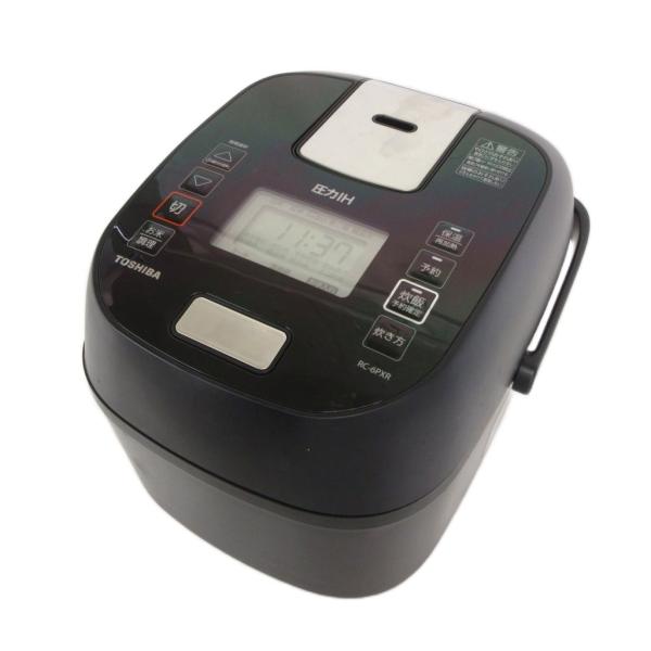 東芝 TOSHIBA 炊飯器 圧力IH ジャー炊飯器 RC-6PXR 3.5合 黒 ブラック その他