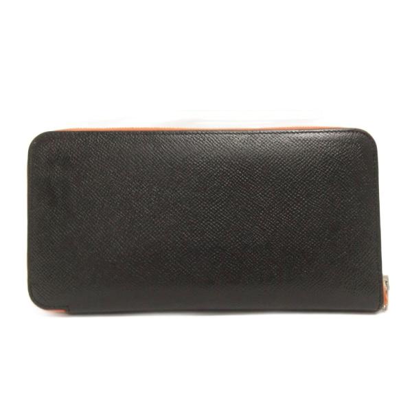 エルメス HERMES アザップロング シルクイン 長財布 ウォレット ラウンドファスナー レザー ...