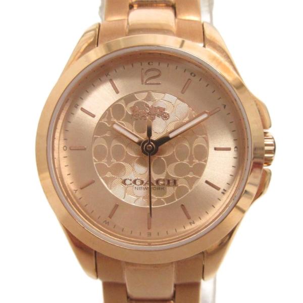 コーチ COACH リビー LIBBY 腕時計 ウォッチ 3針 アナログ クオーツ ローズゴールドカ...