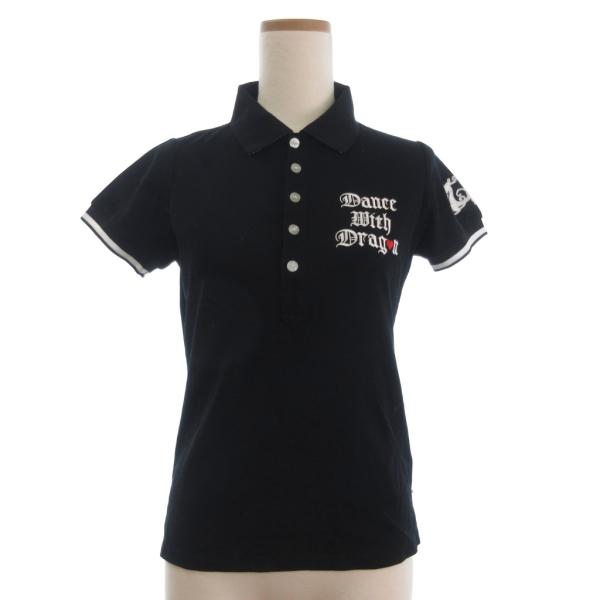 ダンスウィズドラゴン Dance With Dragon ポロシャツ 半袖 スパンコール 刺繍 2 ...