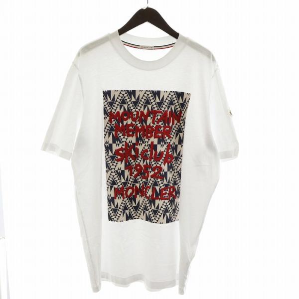 モンクレール MONCLER 22SS SCOM Tシャツ カットソー 半袖 刺繍 プリント XL ...