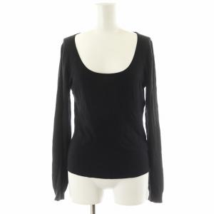 マレーラ MARELLA ニット カットソー 長袖 M 黒 ブラック /AN39 ■GY41 レディース