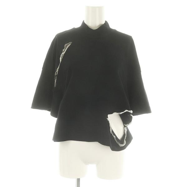 アンダーカバー UNDERCOVER 23SS Tシャツ カットソー クロップド 半袖 モックネック...