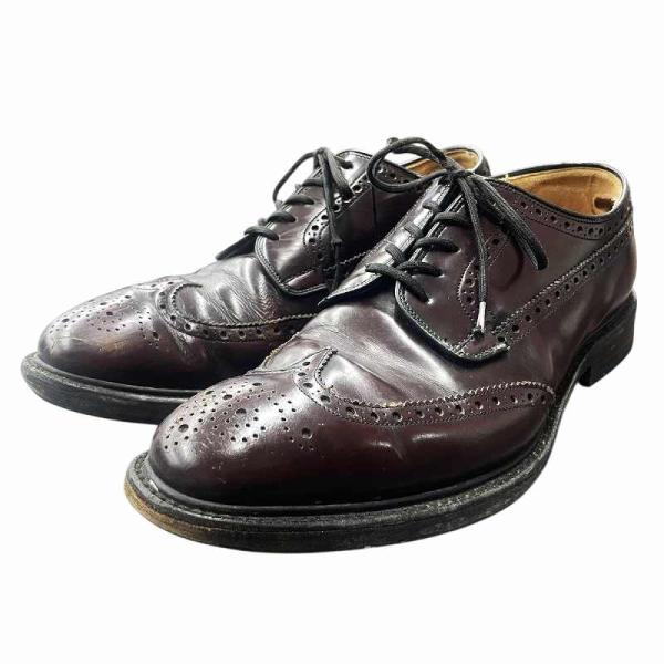チャーチ church's ドレスシューズ ビジネス 革靴 ウイングチップ 外羽根 80G 茶 ブラ...