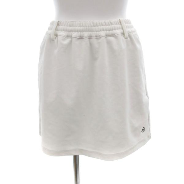 ピン PING ミニスカート ロゴ刺繍 S ホワイト 622-0134002 /JS