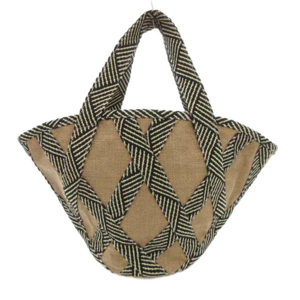 トレンタセイ Trenta Sei ジュートバッグ トート ベージュ ゴールドカラー /JS レディ...