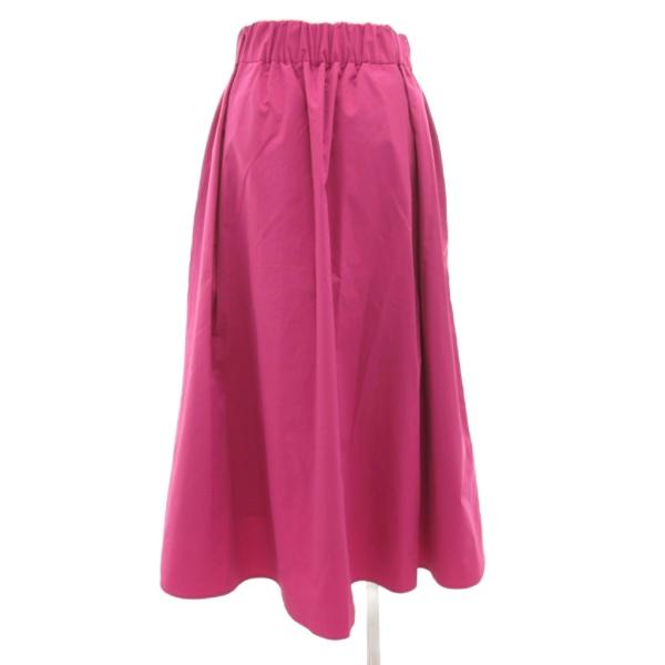 シンプリシテェ SIMPLICITE フレアスカート ロング丈 ミモレ ピンク 18-060-700...
