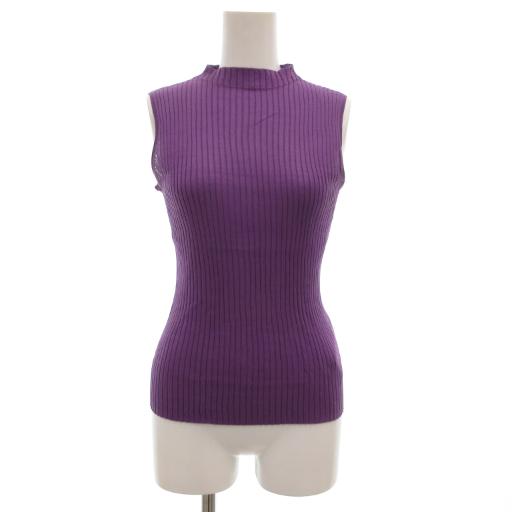 ボールジー BALLSEY トゥモローランド ハイネック ノースリーブ リブニット カットソー コッ...