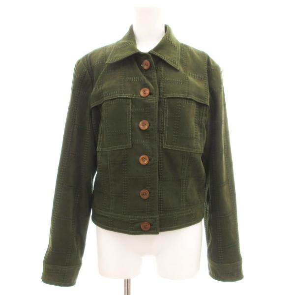 アルベルトマカリ alberto makali シャツジャケット ステッチ チェック柄 ツギハギ ダ...