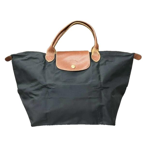 ロンシャン LONGCHAMP ルプリアージュ 折り畳みバッグ トートバッグ ブラック ブラウン ■...