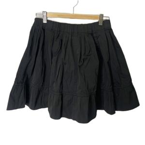 マークバイマークジェイコブス MARC by MARC JACOBS フレアスカート イージー ひざ丈 XS ブラック ■GY43 レディース