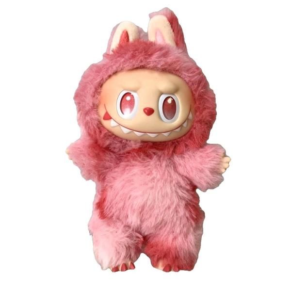 ラブブ ぬいぐるみ チャーム キーホルダー レッド ■GY06 メンズ レディース