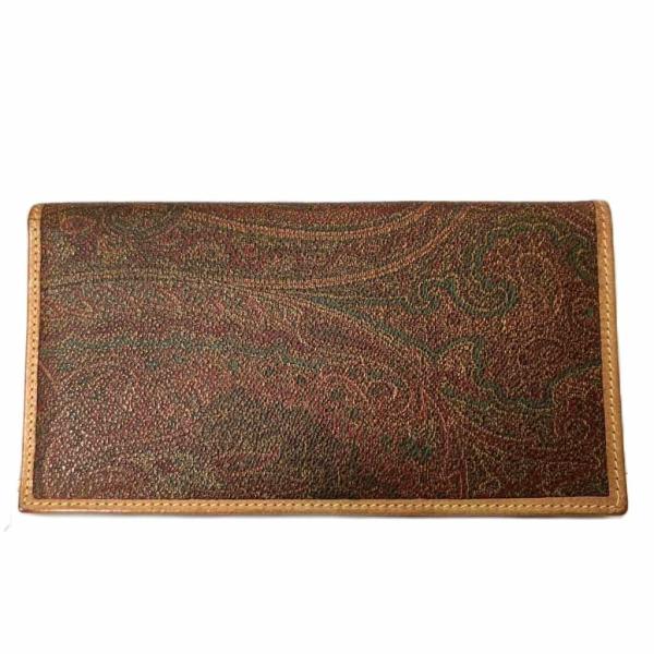 エトロ ETRO 長財布 ロングウォレット ペイズリー 札入れ ■GY06 レディース