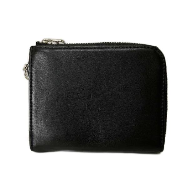 ジャムホームメイド JAM HOME MADE ラウンドジップウォレット 財布 L字 ブラック メン...