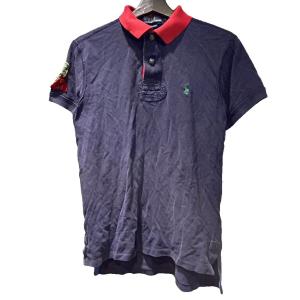 ポロ バイ ラルフローレン Polo by Ralph Lauren ポロシャツ シャツ カットソー 半袖 S ネイビー メンズ