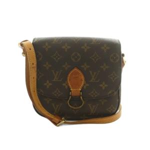 ルイヴィトン LOUIS VUITTON サンクルーMM ショルダーバッグ モノグラム柄 茶 M51243 /MI ■OS ■OH レディース