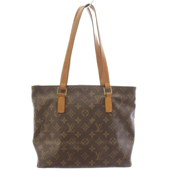 ルイヴィトン LOUIS VUITTON モノグラム カバピアノ トートバッグ ショルダーバッグ 茶...