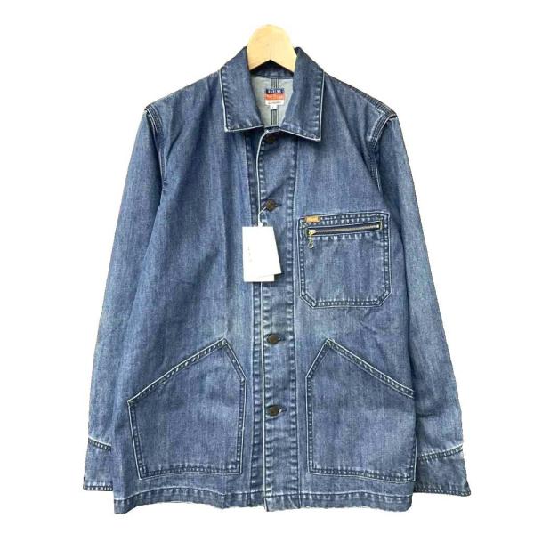 未使用品 ドゥニーム DENIME デニムカバーオール デニムジャケット ワークジャケット L イン...