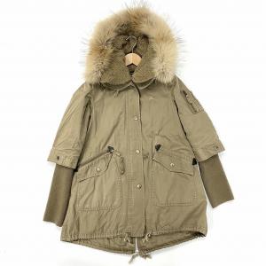 バーバリーブルーレーベル BURBERRY BLUE LABEL 2way モッズコート ライナー付...