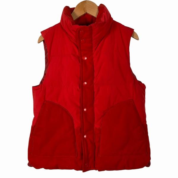 マカフィー MACPHEE トゥモローランド ダウンベスト アウター 赤 レッド 38 M相当 レデ...