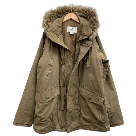 ウールリッチ WOOLRICH ミリタリージャケット フード・ファー脱着可 裏地キルト加工 カーキ系...