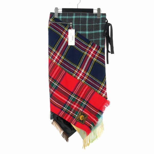 未使用品 マリーンセル MARINE SERRE 22AW TARTANS WRAP SKIRT タ...