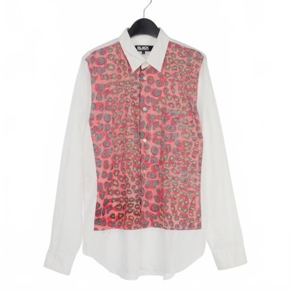 ブラックコムデギャルソン BLACK COMME des GARCONS 21SS レオパード 切替...