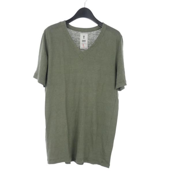 ドリスヴァンノッテン DRIES VAN NOTEN ライカ期 リネン混 Vネック Tシャツ カット...