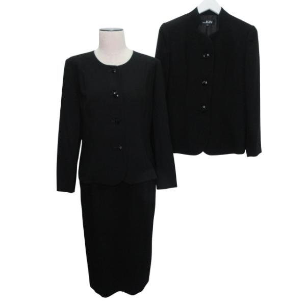 TOKYO IGIN ブラックフォーマル ３点セット ジャケット セットアップ スカート 9AR k...