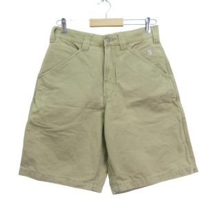ステューシー STUSSY 90's old stussy ヴィンテージ ハーフパンツ ベージュ サイズ30 Mサイズ相当 0422 メンズ