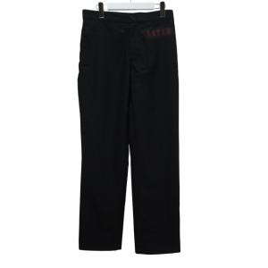 MASU パンツ ロング ウール ストライプ 46 Mサイズ相当 ブラック k1912 0429 メンズ