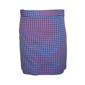 マークバイマークジェイコブス MARC by MARC JACOBS スカート タイト ミニ チェック 2 Lサイズ相当 ブルー ピンク ブラック k1949 0511 レ