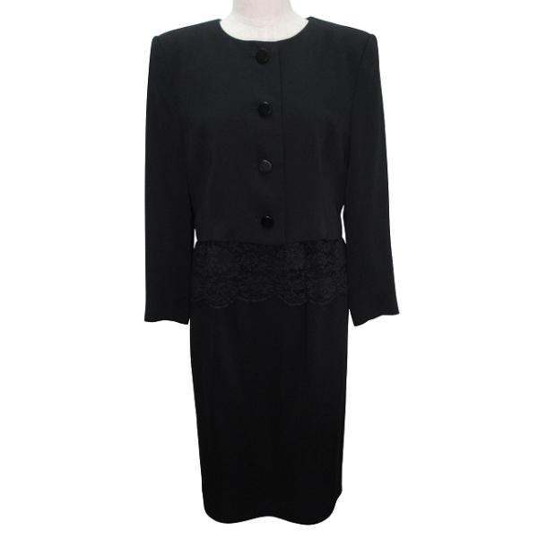 東京ソワール セットアップ スーツ ジャケット 半袖レースブラウス フォーマル 13号 Ｌサイズ相当...