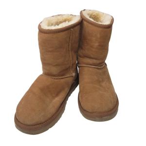 アグ UGG ブーツ ショート スエード ムートン JAP23cm キャメル k1864 1021 レディース