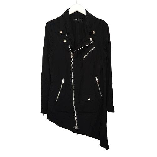 シヴァーライズ CIVARIZE 長袖 レーヨンアシメライダースジャケット アウター 46 Lサイズ...