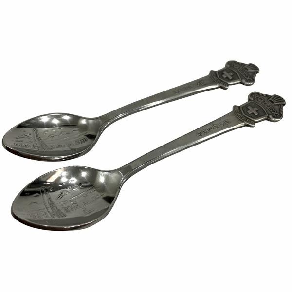 ロレックス ROLEX BUCHERER ブッフェラー SWITZERLAND スプーン 2本セット...